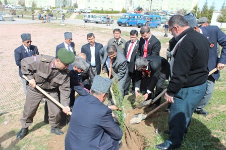 Gaziler koruluğu oluşturuldu
