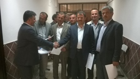 İsa Akgül mazbatasının aldı