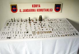 Ereğli'de tarihi eser operasyonu