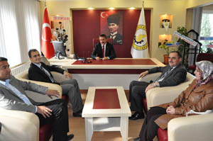 Başkan Mehmet Tutal'a ilk hayırlı olsun ziyareti