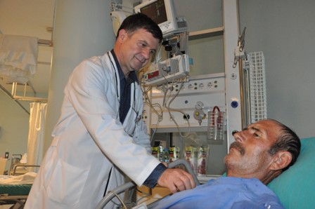 Yanık bölge deri nakliyle kapatıldı