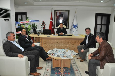 Başkan Akkaya’ya tebrik ziyaretleri