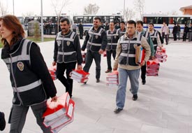 "KAPAN" operasyonu zanlıları adliyede