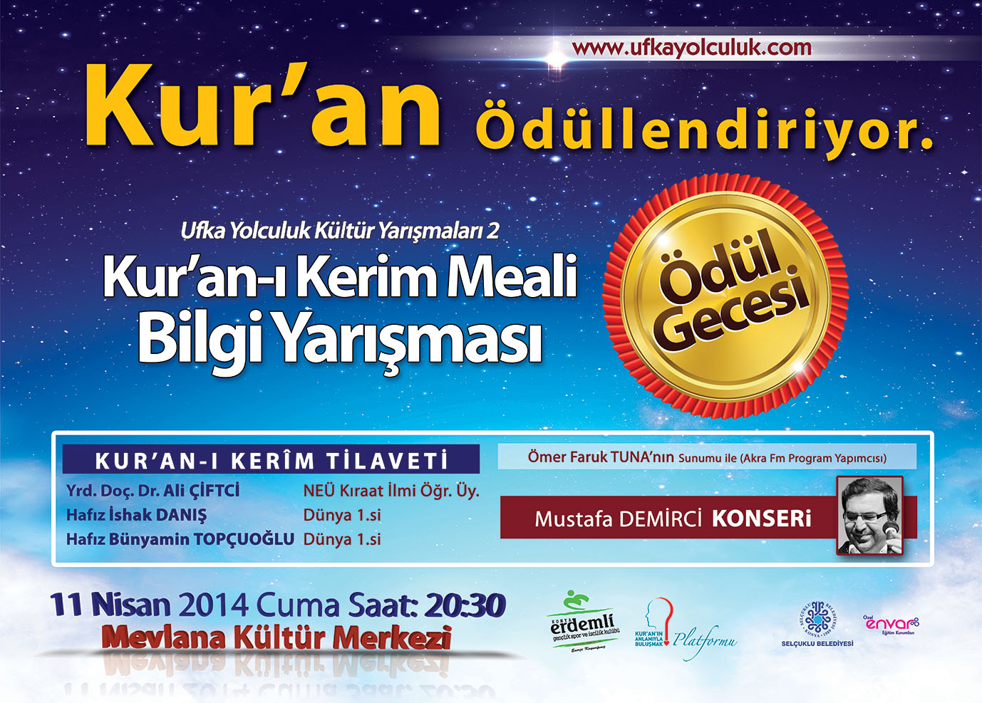 KUR’AN-I KERİM MEAL BİLGİ YARIŞMASINDA ÖDÜL HEYECANI