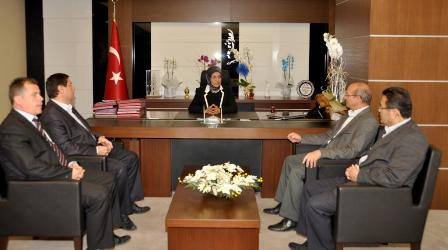 Başkan Sorgun'dan Fatma Toru'ya ziyaret