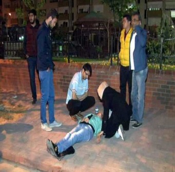Eşi tarafından darbedildiği iddiası