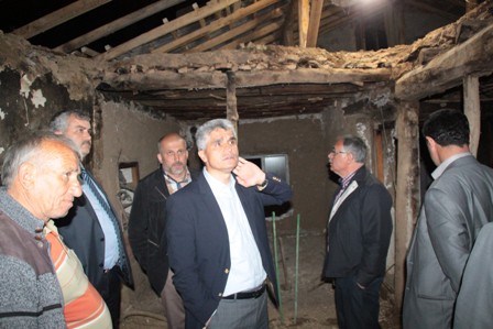 Bozkır Belediye Başkanı Gün'den, evi yanan aileye ziyaret