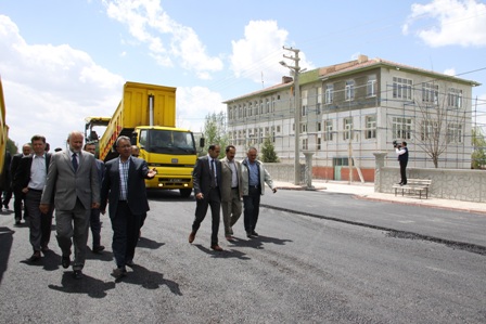 Başkan Hançerli; yeni bağlanan mahallelerde yapılan çalışmaları yerinde inceledi