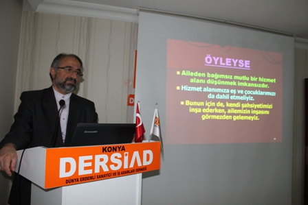 Musab Seyithan DERSİAD'da konuştu