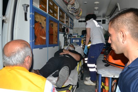 İki otomobil çarpıştı: 1 yaralı