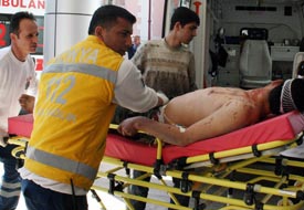 Beyşehir'de bıçakla yaralama