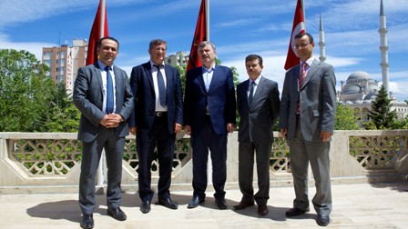 Basın kurumu yöneticileri Başkan Akyürek'i ziyaret etti
