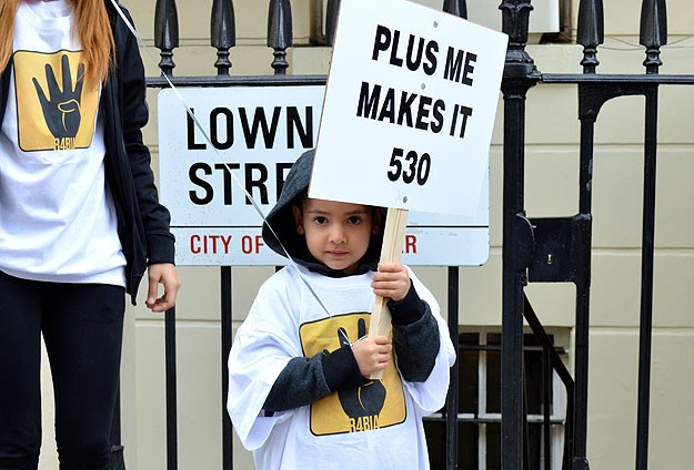 İdam cezaları Londra'da protesto edildi