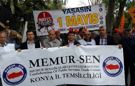 1 Mayıs Konya'da coşkuyla kutlandı