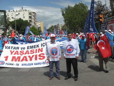 Eğitim-İş 1 Mayıs’ta Antalya’da bayramı kutladı