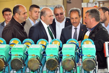 AK Parti Milletvekili Baloğlu, organize sanayi bölgesini gezdi