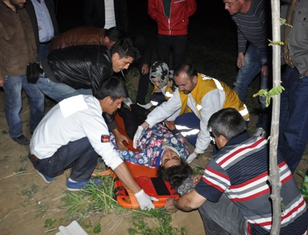 Konya’da otomobil şarampole yuvarlandı: 2 yaralı