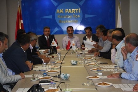 AK Parti Karatay'da İlçenin 2014 Programı Ele Alındı