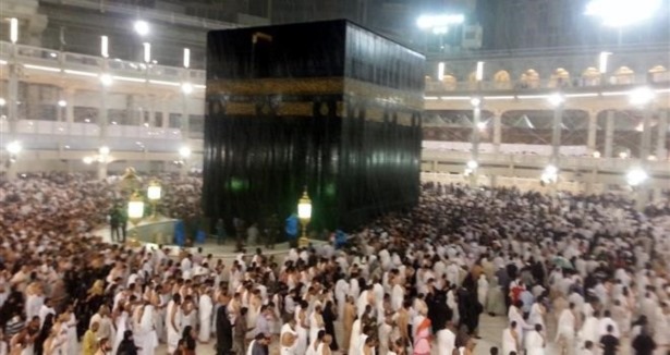 Kabe'de yağmur sevinci