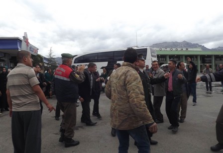 Engelli askerlere temsili uğurlama töreni