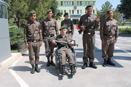 Askerde nöbet sırası engellilerde