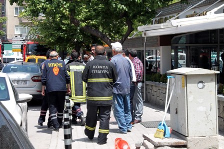 Konya'da Baca Temizliği Yangın Paniğine Neden Oldu
