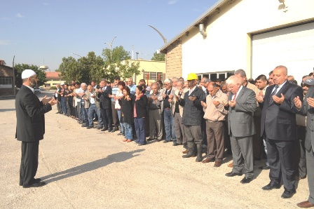 Karayolları işçilerinde Soma’ya dua