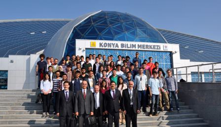 Konya Bilim merkezinde söyleşi