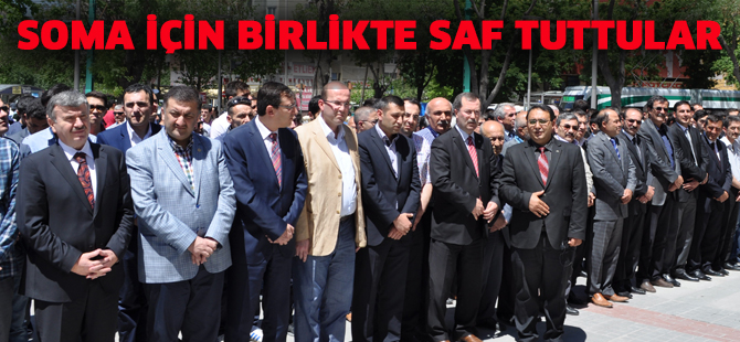 Soma için birlikte saf tutular