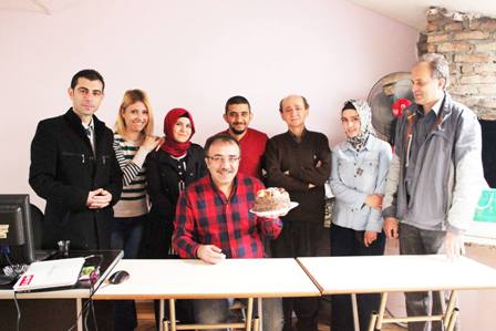 Metin Temiz'e doğum günü sürprizi