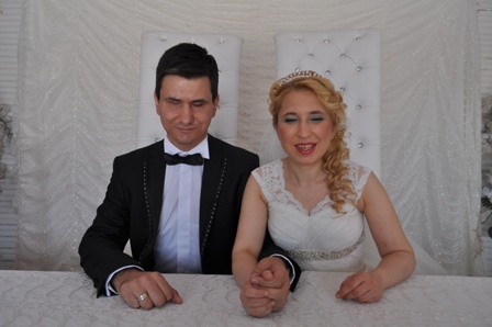 Görme Engelli çiftin mutlu günü.