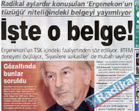 İşte Ergenekon'un tüzüğü