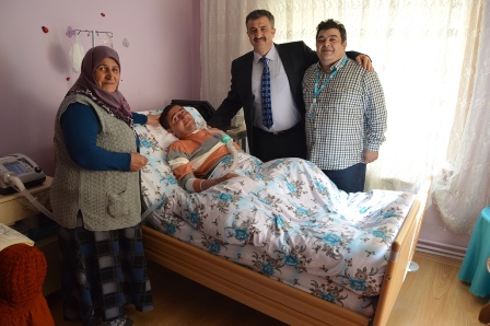 Sağlıkçıların duyarlılığı anneyi duygulandırdı
