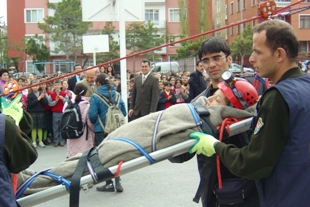 Akşehir'de deprem tatbikatı
