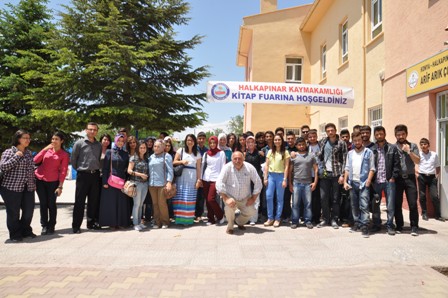 Halkapınar'da kitap fuarına yoğun ilgi