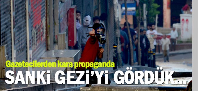 Gazetecilerden kara propaganda