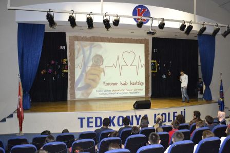 TED Konya kolejinde hazır yiyecekler ve zararları anlatıldı