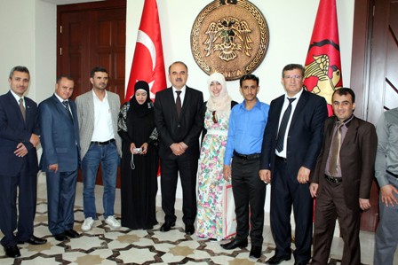 Yemenli Gazetecilerden Vali Erol’a Ziyaret
