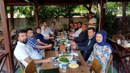 AA Konya muhabirine veda yemeği düzenlendi