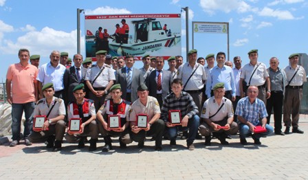 Beyşehir'de Atanan Jandarma Personeline Veda Yemeği