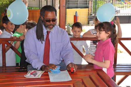 M. Aymaz’lı öğrenciler İngilizce pratik yapma imkânı buldular