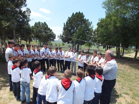 Model İzcilik Kulübü hafta sonu kampı yaptı