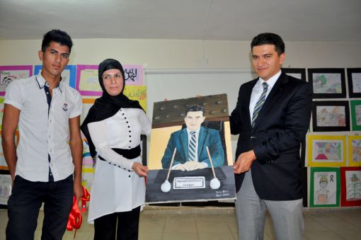 Kaymakam Dönmez'e sürpriz tablo