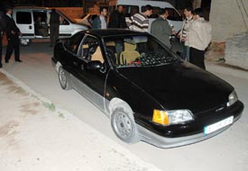 Otomobil hırsızlığı yarıda kaldı