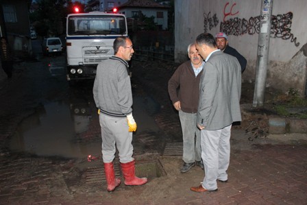 Yağış sele dönüştü