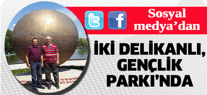 Sosyal Medya'dan: İki delikanlı, Gençlik Parkı’nda