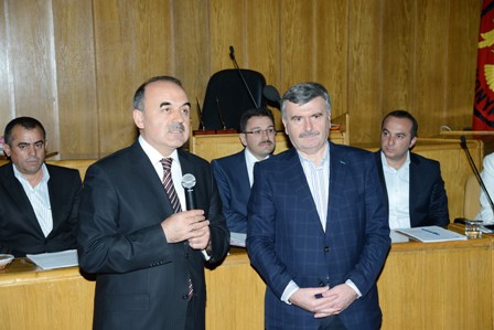 Vali Erol’dan Meclise hayırlı olsun ziyareti