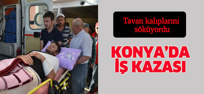 İnşaat işçisi 5 metrelik yükseklikten düşüp yaralandı