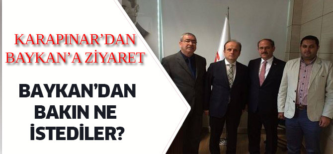 Karapınar'dan  Spor Genel Müdürü Baykan'a ziyaret