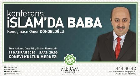 Meram Belediyesi’nden Konferansa Davet